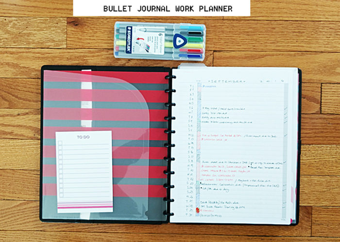 Bullet Journal Disc Bound Planner