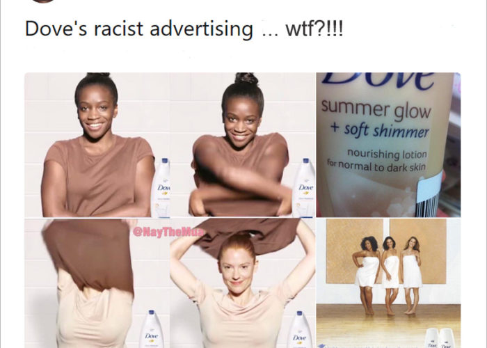 Dove Black to White Ad