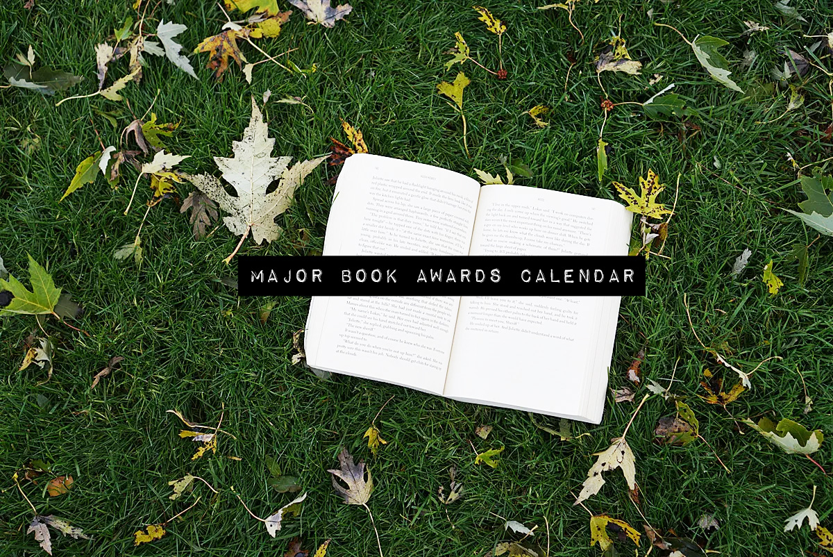 2020 Major Book Awards Calendar