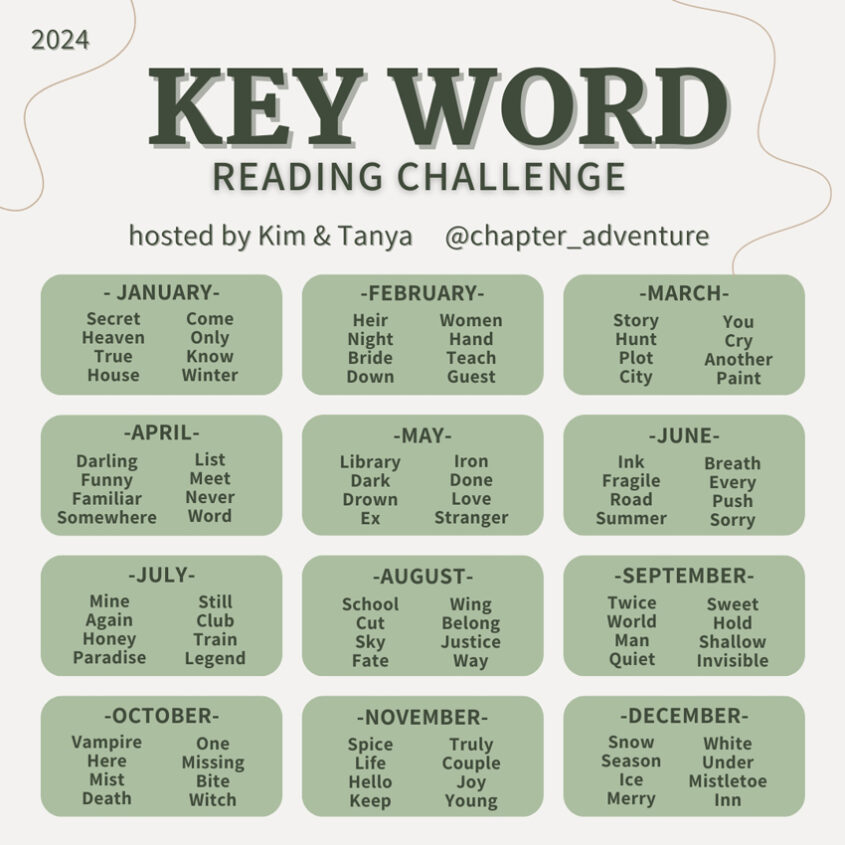 2024 Key Word Reading Challenge